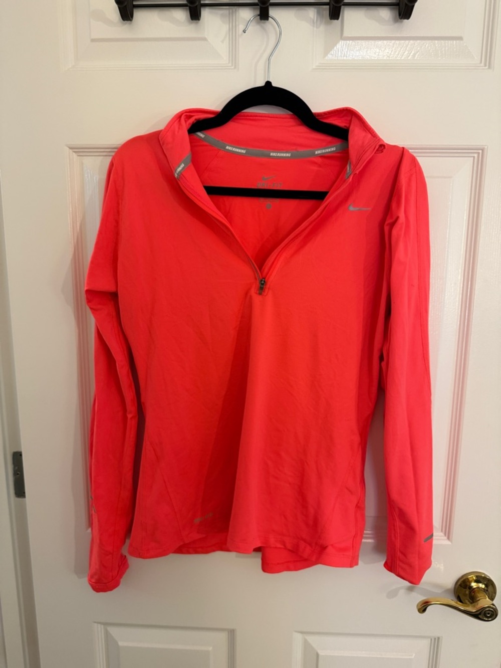 Nike Hot Pink Quarter-Zip Performance Dry-Fit